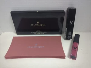2 ITEMS Illamasqua Unveiled Palette Full Sz & V-Kosmetik Liquid Lipstick 6g NEW - Picture 1 of 4