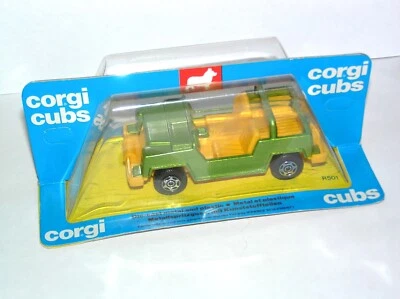 Jeep Corgi Cubs 1976 de colección súper raro nuevo en paquete 6 pulgadas DR Foto 1 de 3