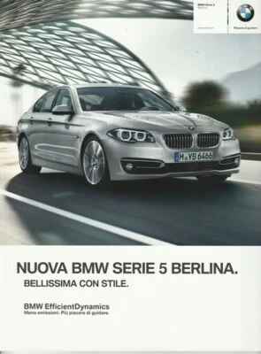 BROCHURE BMW Serie 5 - Nuova BMW Serie 5 berlina - 2013 - italiano - Immagine 1 di 4