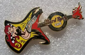 DUBLIN HALLOWEEN RIPPED STOCKINGS GIRL VAMP GUITAR SERIES 04 Hard Rock Cafe PIN - Picture 1 of 1