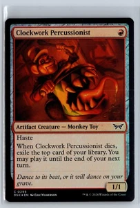 (2x) FOIL Clockwork Percussionist 295 Duskmourn – MTG Magic the Gathering Card - Picture 1 of 2