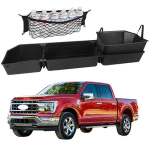Upgraded Under Seat Storage Box For 2015 - 2025 Ford F150 SuperCrew Cab 3-in-1 - Picture 1 of 17