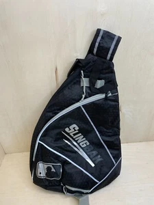 Franklin Sling Bag Baseball Multi-Purpose Backpack Black/Grey - Picture 1 of 9