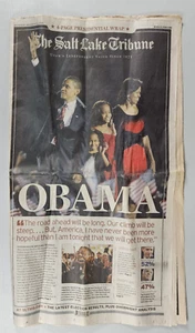 Obama Wins Election Salt LakeTribune November 5, 2008 Full Newspaper - Picture 1 of 4