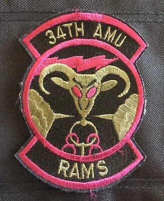 34th Fighter Squadron, USAF (Part Of 388th TFW) Subdued Patch. Hill AFB. - Image 1 of 3