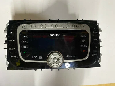 Autoradio Sony CD MP3 6CD-CHANGER mit Code Ford Mondeo IV / Focus  und weitere - Bild 1 von 4