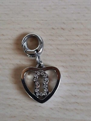 FOSSIL Charm Anhänger Herz mit Schlüsselloch  JF87590040  - Bild 1 von 4