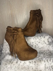 Madeline Fringe Boots - Picture 1 of 7