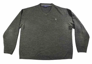 US POLO ASSN Mens Sweater Gray Size XL - Picture 1 of 4