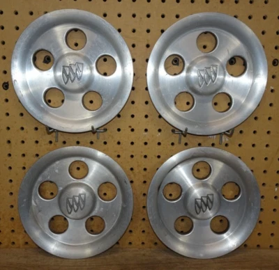 (4) 1992-1999 Buick LeSabre & Park Avenue Aluminum Wheel Center Cap 9592813 OEM - Image 1 of 4