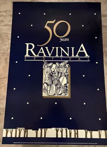 RAVINIA Festival Poster 1985 Barry Deck Women’s Board STUNNING 2’ x 3' 50 Years - Picture 1 of 5