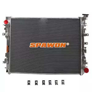 MT SPAWON For Dodge Ram 1500 2500 2009-2010 Ram 1500 2011-2021 3Row Radiator - Picture 1 of 8
