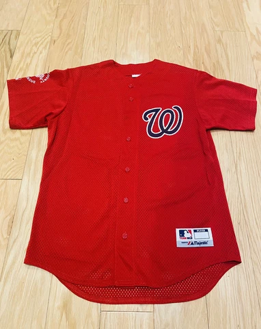 Majestic Washington Nationals MLB Custom Jersey Babe Ruth #2 Adult Size Medium Cover