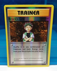 Tarjeta Pokémon Brock's Grit 74/108 Holograma Inverso XY Evoluciones - Imagen 1 de 2