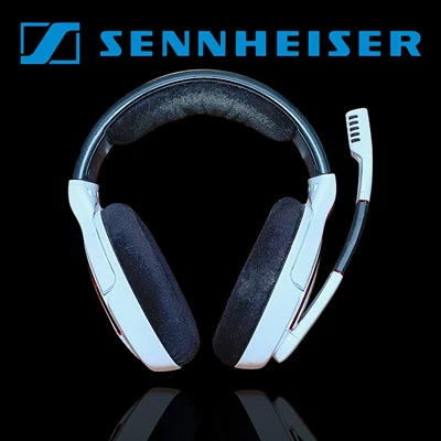 Sennheiser GAME ONE Gaming Headset  White W/Cord And Adapter GUC - Image 1 of 4