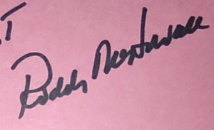 TARJETA ÍNDICE 3X5 FIRMADA POR PLANETA DE LOS SIMIOS ESTRELLA RODDY MCDOWELL.  Certificado de autenticidad de por vida. - Imagen 1 de 3