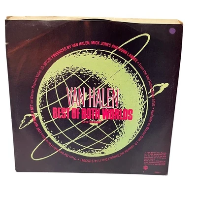 VAN HALEN {Hard Rock 45} BEST OF BOTH WORLDS / (LIVE) LP Vinyl Record - Image 1 of 4