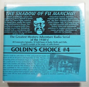 The Shadow of Fu Manchu Box Set 1930s Radio Serial 10 Cassettes Goldin's Choice - Picture 1 of 3