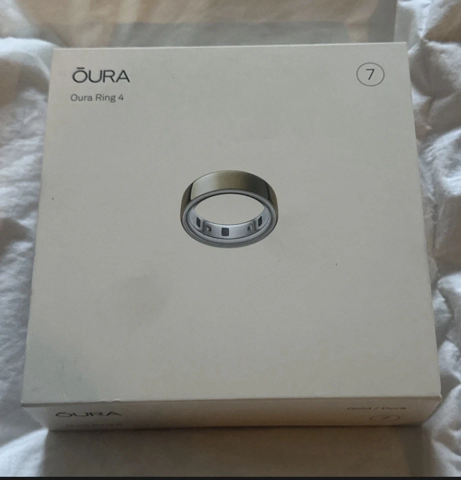 OURA Ring - Gen 4 - Gold- Size 7 - Brand New In Box - Sealed - Image 1 of 1