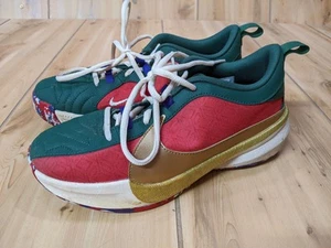 Nike Zoom Freak 5 Shoes Boys Size 4.5Y Green Basketball Buck Sneakers DZ4486-600 - Picture 1 of 8