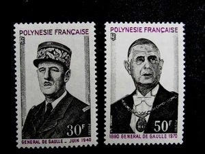 nystamps Französisch-Polynesien Briefmarke # 270 271 postfrisch OG H N21y3648 - Bild 1 von 2