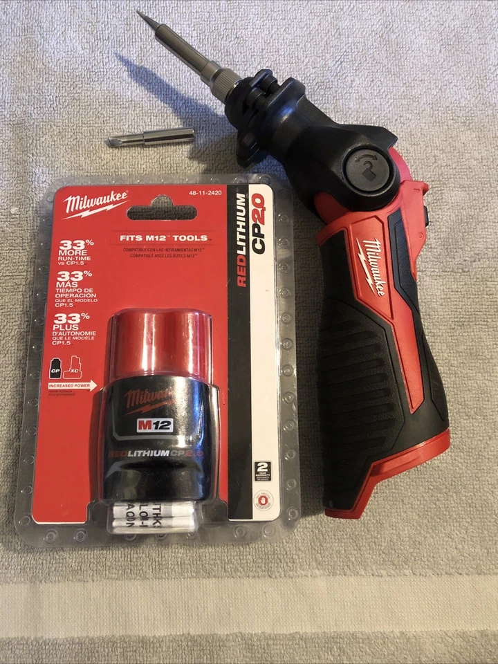 Soldador Milwaukee M12 / 2.0 Batt... Foto 1 de 4