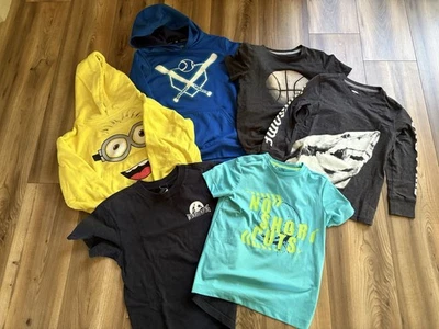 6 Pc Bundle Old Navy Gap Tek Gear Boys Sz Small 5 6 Hoodies Shirts - Image 1 of 4