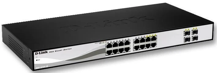D-LINK - 16-Port Gigabit Smart Managed Switch with 4 SFP Ports - Fanless - Image 1 of 1