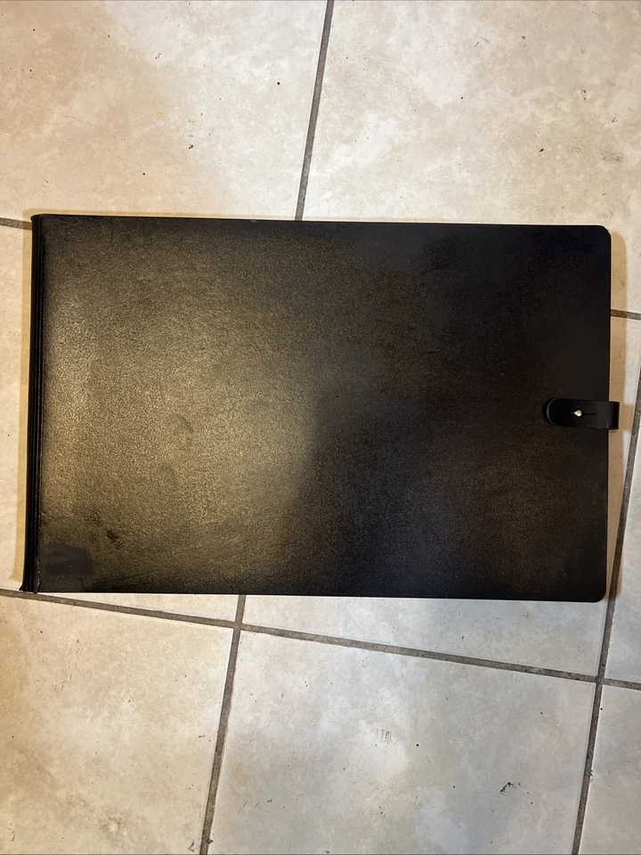 Portafolio de documentos fotográficos artísticos Prat Paris #1431 cuero 11x17” excelente estado Foto 1 de 4