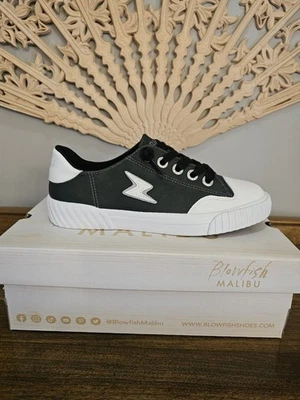 Zapatillas Blowfish Malibu Blanco y Negro Talla 3 M Imitación Cuero Foto 1 de 4