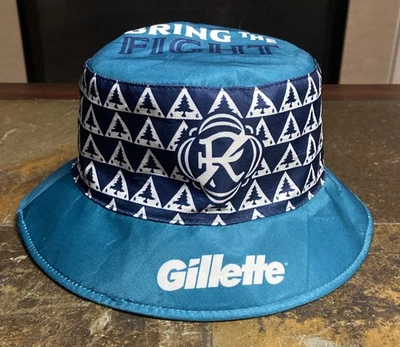 NEW ENGLAND REVOLUTION GILLETTE Exclusive SGA Bucket Hat Cap MLS Bring The Fight - Image 1 of 4