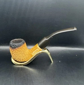 Jambo Rusticated Bent Meerschaum Pipe – Genuine African Block – London Made - Picture 1 of 9