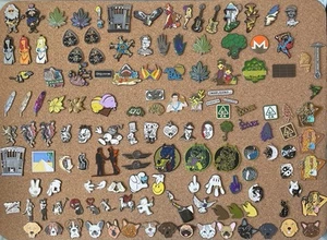 Grateful Dead Pin Wholesale Rick And Morty Hat Pin Alice In Wonderland Pick 10 - Picture 1 of 2