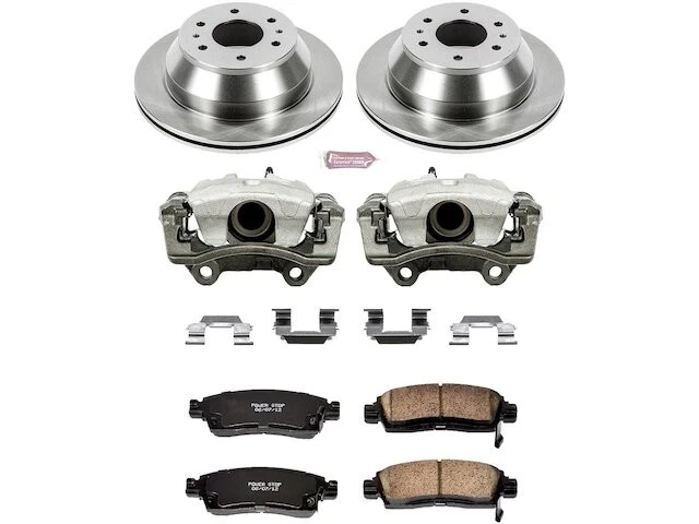 Kit de pastillas de freno traseras y rotor para GMC Envoy XUV 2004-2005 WD415NP Foto 1 de 1