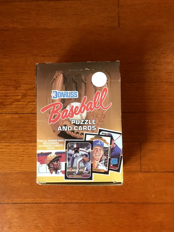 1987 Donruss Baseball Wax Box - Image 1 of 1