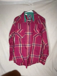 ROPER Red pearl snap western shirt 16 1/2 35 extra long tail - Picture 1 of 10