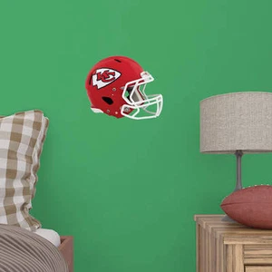 Kansas City Chiefs Helmet Vinyl Fathead Wall Graphics 11" X 9" poster sticker - Picture 1 of 1