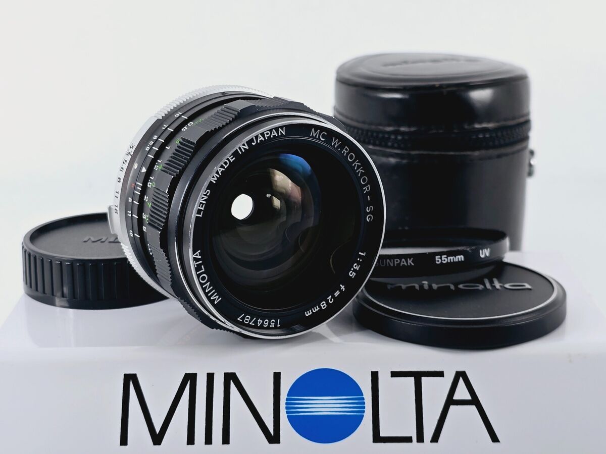Minolta f/3.5 Camera Lenses 28mm Focal for sale | eBay Minolta f/3.5 Camera Lenses 28mm Focal for sale | eBay
