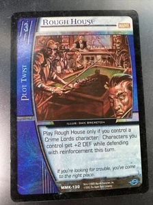 VS System: Rough House - Foil [Played] Marvel Knights TCG CCG Classic Marvel DC  - Picture 1 of 2
