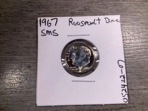 1967-Roosevelt SMS Dime from SMS Uncirculated Set-052422-07 - Picture 1 of 4