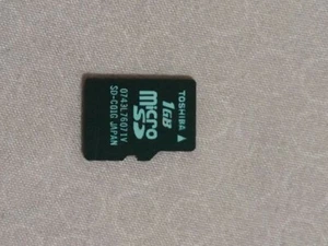 Memoria MICRO SD 1GB TOSHIBA TransFlash TF x lettori MP3 MP4 cellulari palmari - Foto 1 di 1