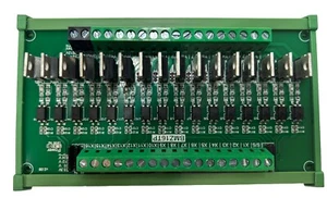 Tarjeta de E/S Microcontrolador PLC DC12/24V 12/16 Vías Placa Amplificador BMZ16TP - Imagen 1 de 2