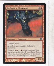 MTG: Conflux: Foil: Hellspark Elemental