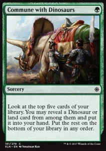 MTG COMMUNE WITH DINOSAURS EXC - SINTONIA CON I DINOSAURI - XLN - MAGIC - Picture 1 of 1