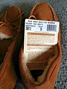 Minnetonka® Mens Moccasins Slippers - Picture 1 of 6