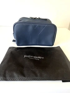 YSL YVES SAINT LAURENT Parfums Pouch Navy Soft Kulturbeutel - Bild 1 von 5