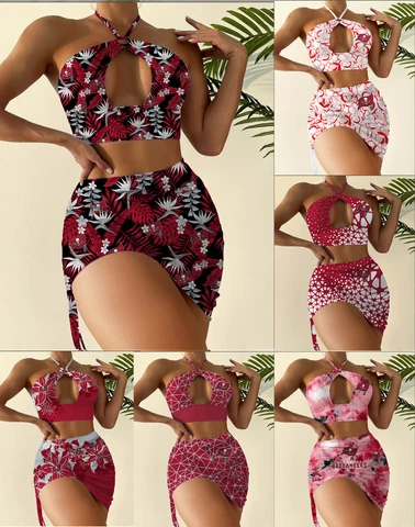 Tampa Bay Buccaneers 2 Pieces Cutout Swimsuit Halter Bikini Sexy Bathing Suit Cover