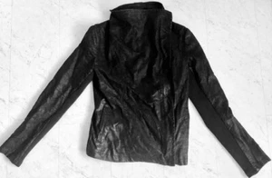 H&M/Divided Kunstleder-Jacke mit Stehkragen, schwarz, Gr. 34/ mit Fehlern - Bild 1 von 9