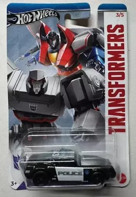 Hot Wheels 2024 Transformers Ford Mustang GT Barricade 3/5  No Text Version VHTF - Image 1 of 2