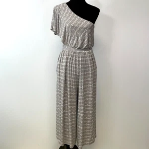 Maeve Jumpsuit Women Extra Small One Shoulder Boho Flounce Anthropologie Core Go - Picture 1 of 16